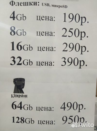 Флешки: Usb, микро SD