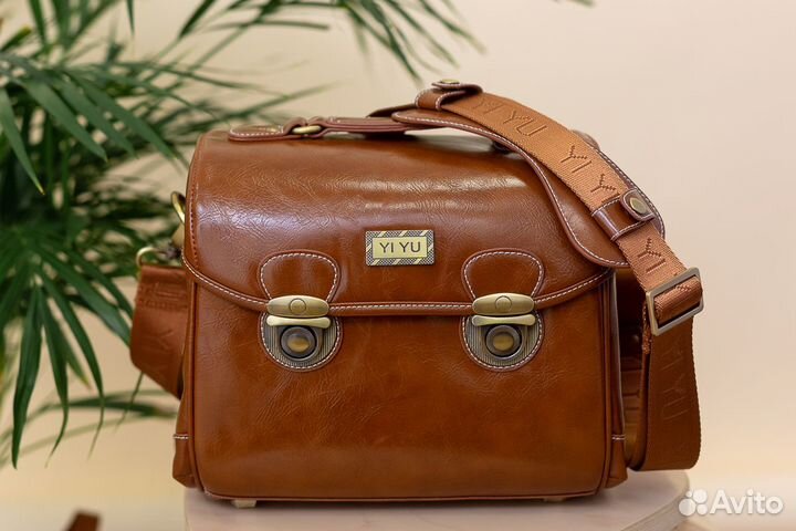 Сумка для фотоаппарата Fotokofr L (Цвет Карамель)