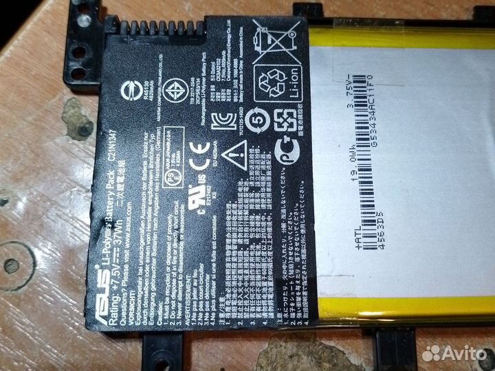 Аккумулятор для ноутбука asus acer