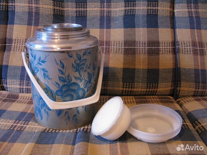 Термос суповой, металлическая колба, СССР, 3 литра