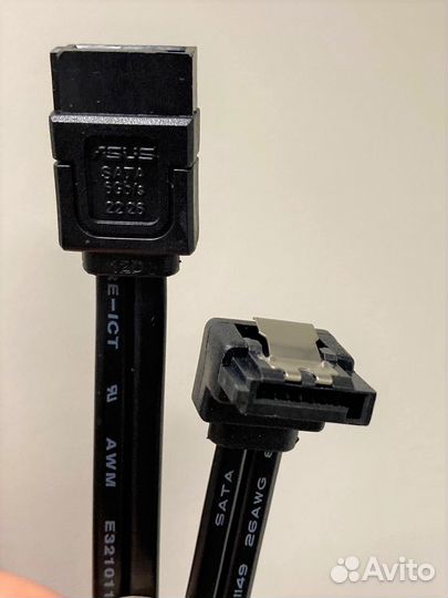 SATA кабель 6 Gb/s обычные/угловые