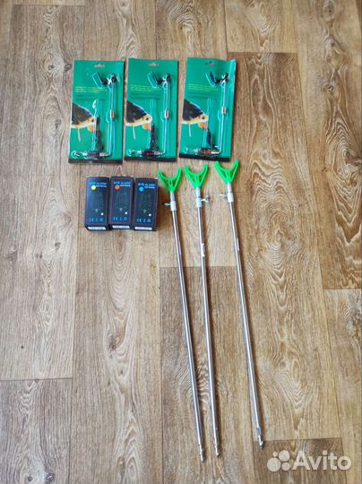 Сигнализаторы+свингеры+стойки комплект 3шт