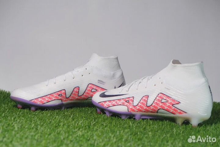 Бутсы Nike mercurial White AG V2
