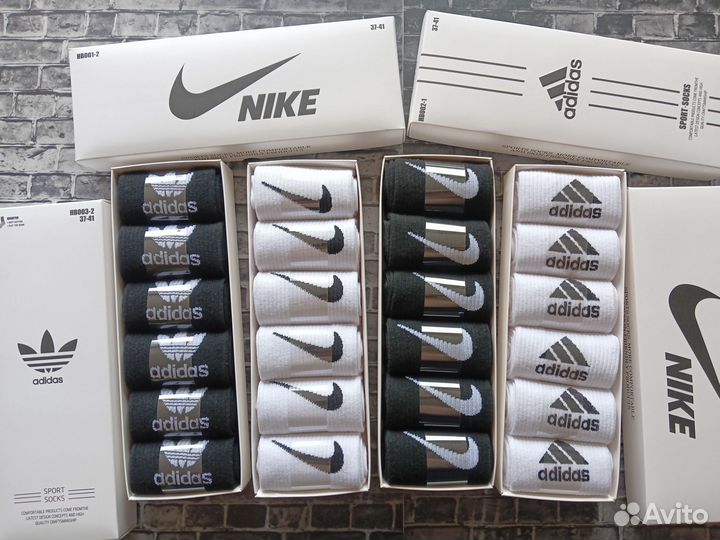 Носки Nike Adidas Reebok Puma