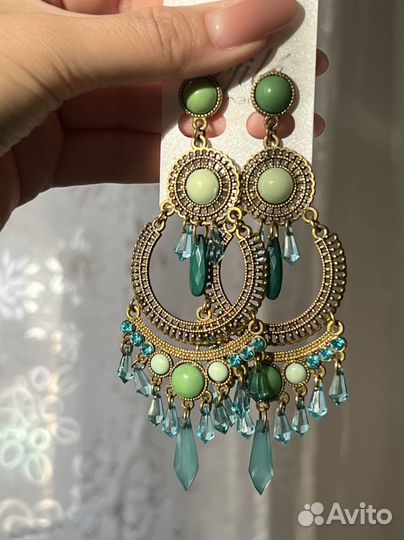 Серьги-люстры