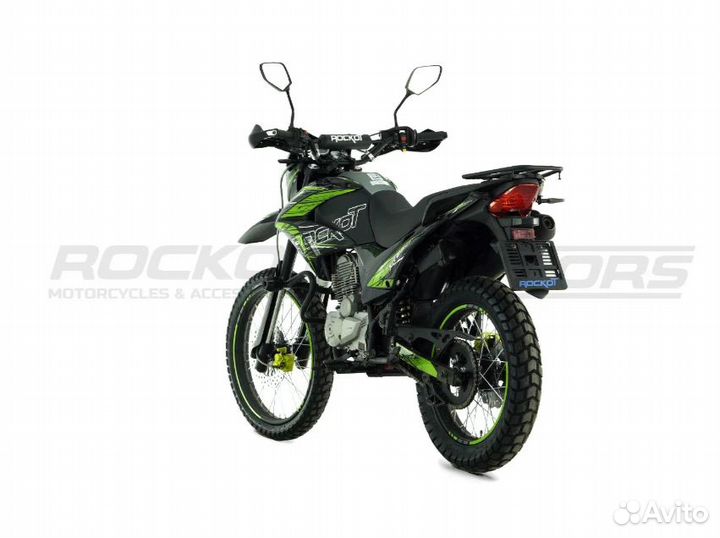 Мотоцикл эндуро rockot XR250 черный/зеленый, 21/1