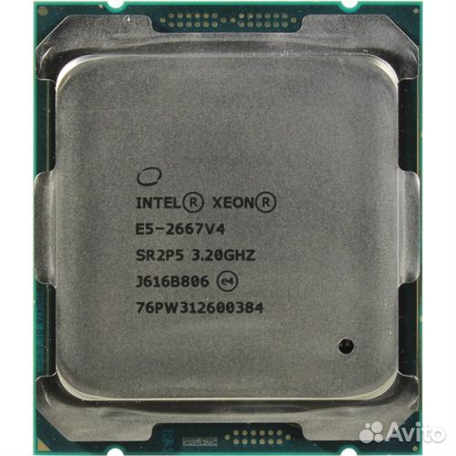 Процессор Intel Xeon E5-2667V4(8C/16T, 20MB, 3.2