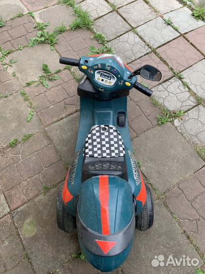 Детский электромотоцикл новый аккум и радио