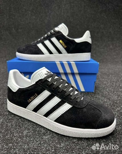 Adidas Gazelle женские черные премиум качества