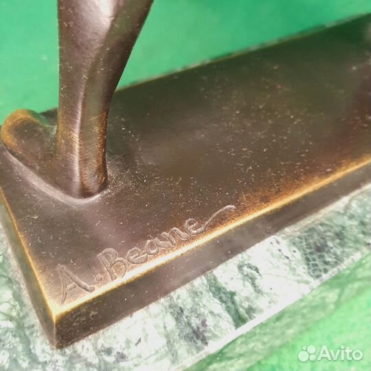 Статуэтка из бронзы Бейсболист. Модерн. Спорт