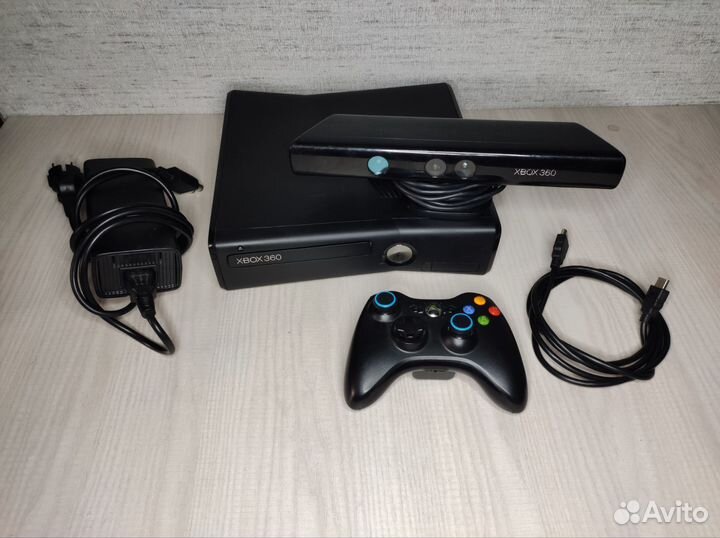 Xbox 360 250GB kinect 37игр freeboot