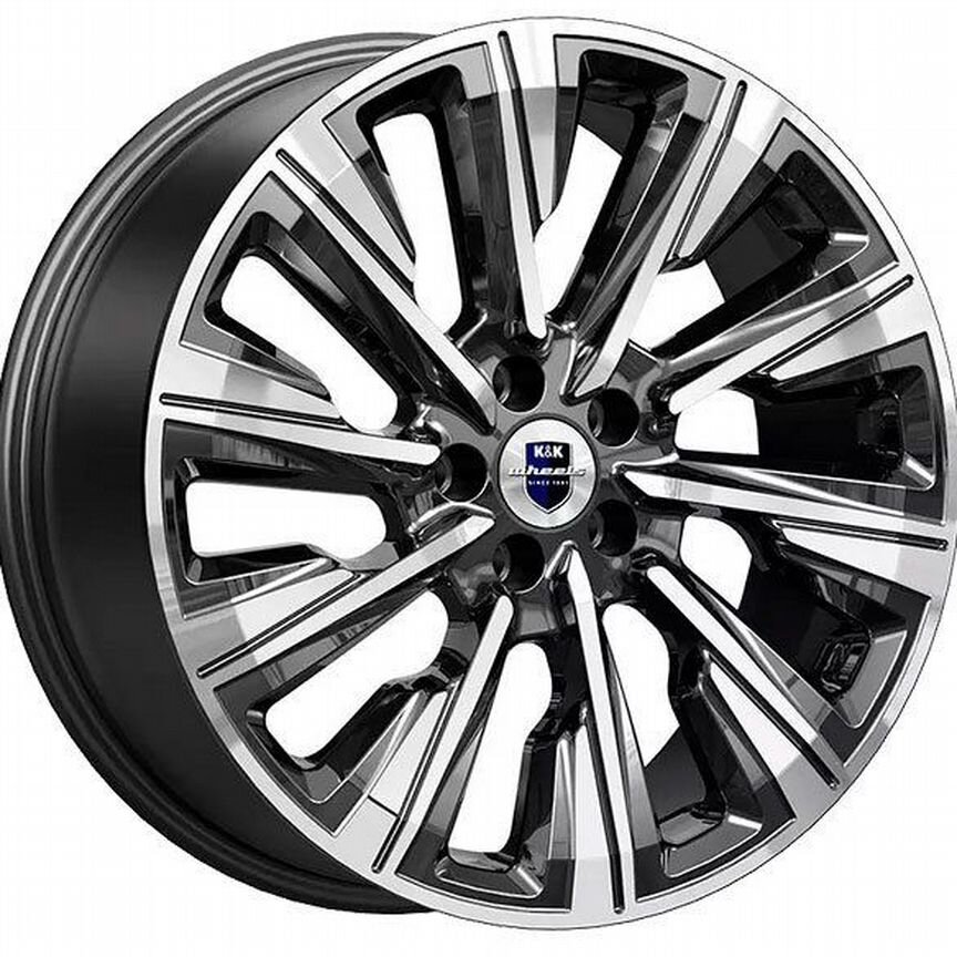Диски K&K Галего 7.5x19 5x108 ET45 D67.1 Алмаз черный