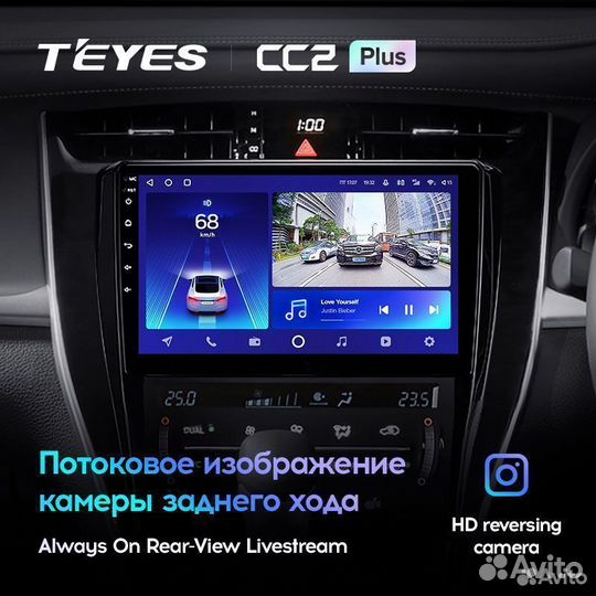 Магнитола Toyota Harrier 2013-2020 CC2 Plus 6/128