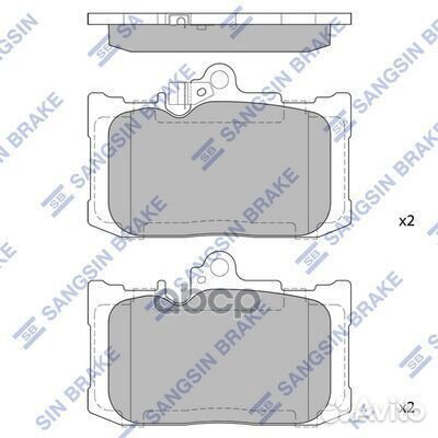 Колодки тормозные lexus GS 300/450h/460 05