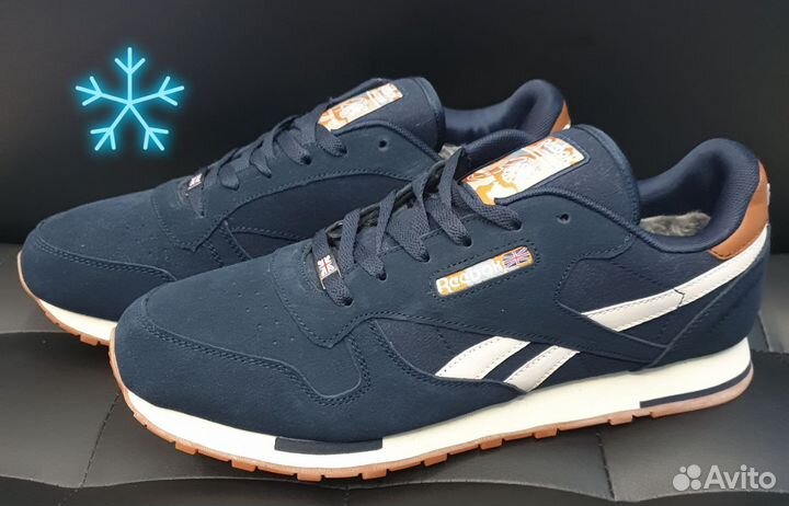 Кроссовки зимние Reebok Classic на меху 48-50