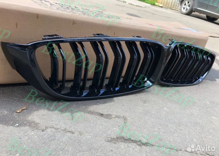 BMW 4 F32 F 32 решетки радиатора черные М М4