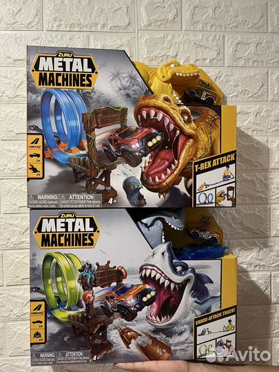 Трек новый zuru metal акула/динозавр