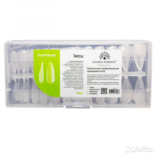 Гелевые типсы, форма 