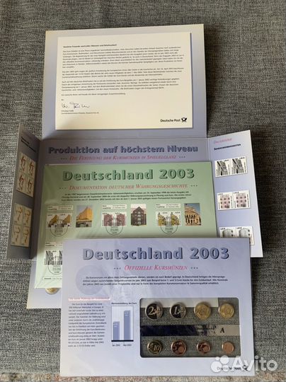 Нумизматика монеты Германия 2003