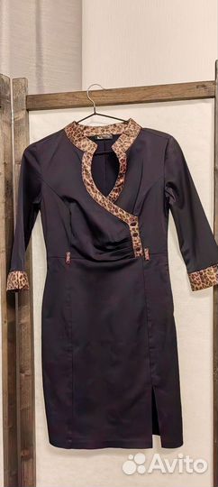 Платье темно-синее 36-38 размер