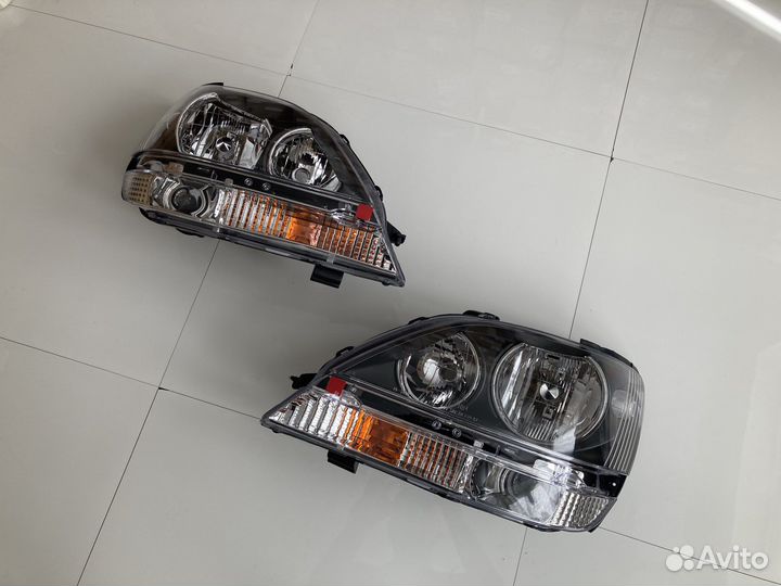 Фара (2шт) Lexus RX300 - тёмные