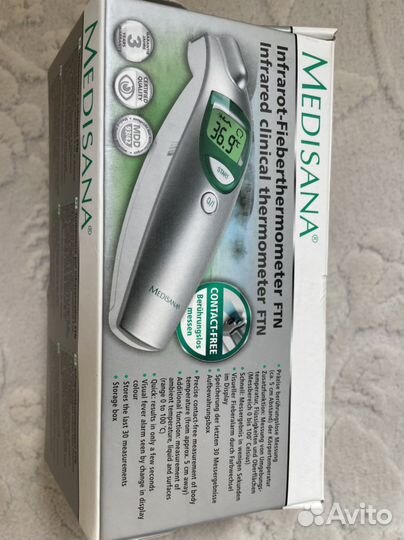 Электронный градусник и термометр medisana
