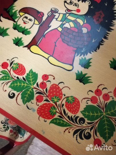 Детский столик и стульчик хохлома