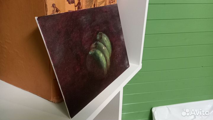 Картина миниатюра Яблоки в ночи