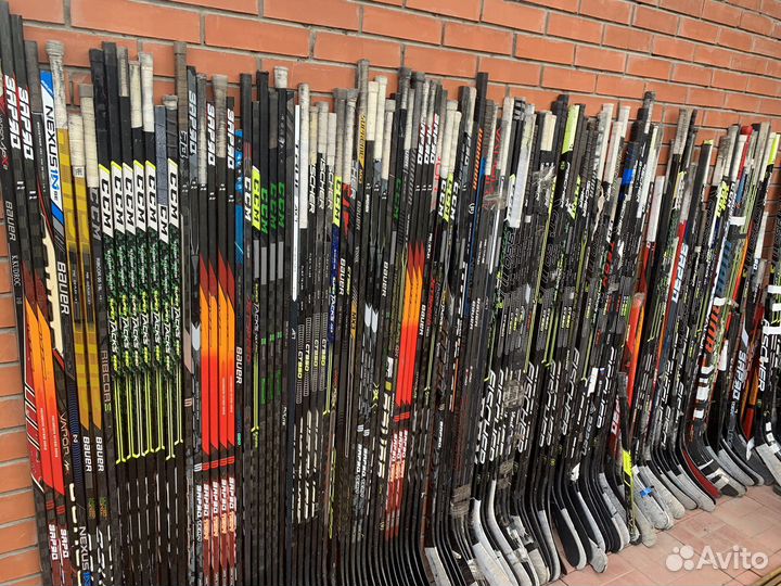 Профессиональные восстановленные хоккейные клюшки