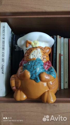 Ваза рыжий кот