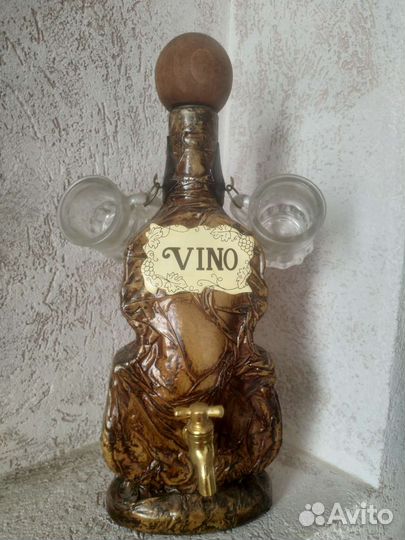 Бутылка декоративная