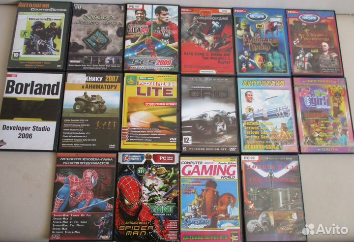 Сборники игр на DVD