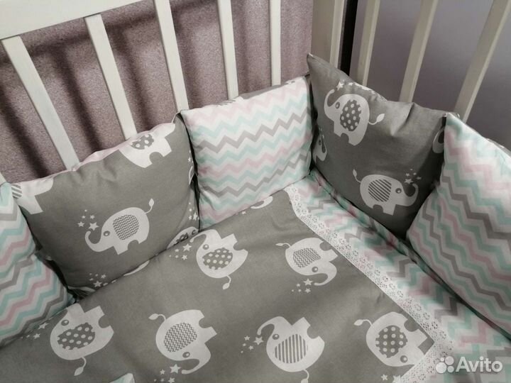 Бортики в детскую кроватку