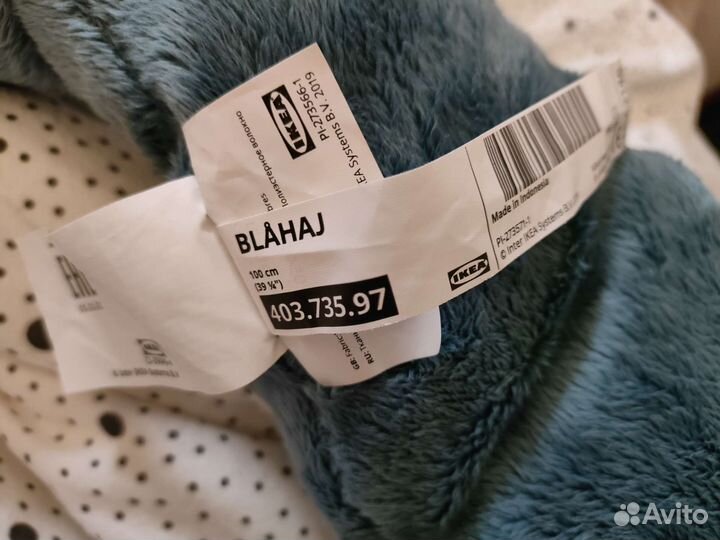 Икеа Оригинал Акула 100см новая