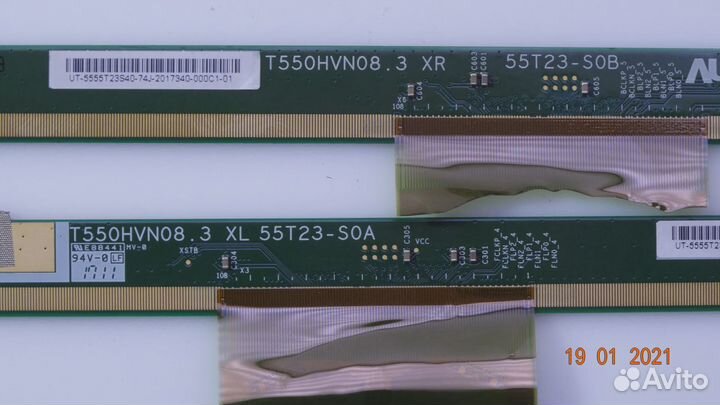 T550HVN08.3 XL 55T23-S0A T550HVN08.3 XR 55T23-S0B