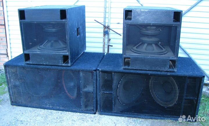 Сабвуферы MAG+PBF 3,2+4kW Pro SUB-218 Нч Колонки