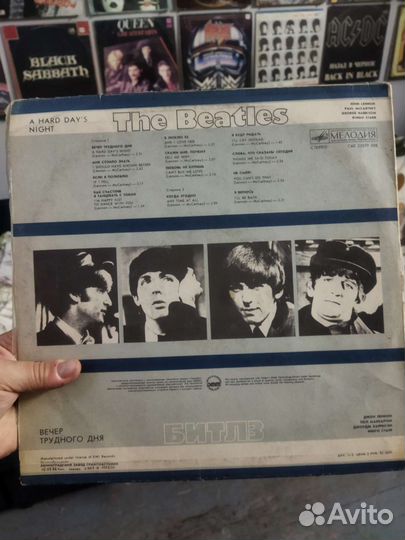 Виниловая пластинка The beatles a hard day s night