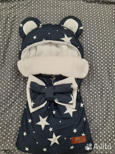 Конверт на выписку для мальчика весна осень