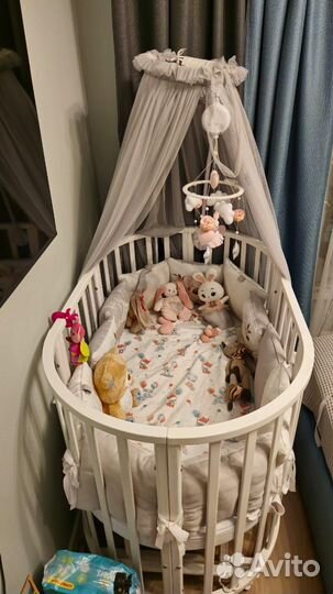 Детская кровать для новорожденных бу