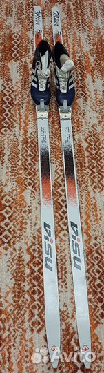Продам беговые лыжи 190 см с ботинками р. 41