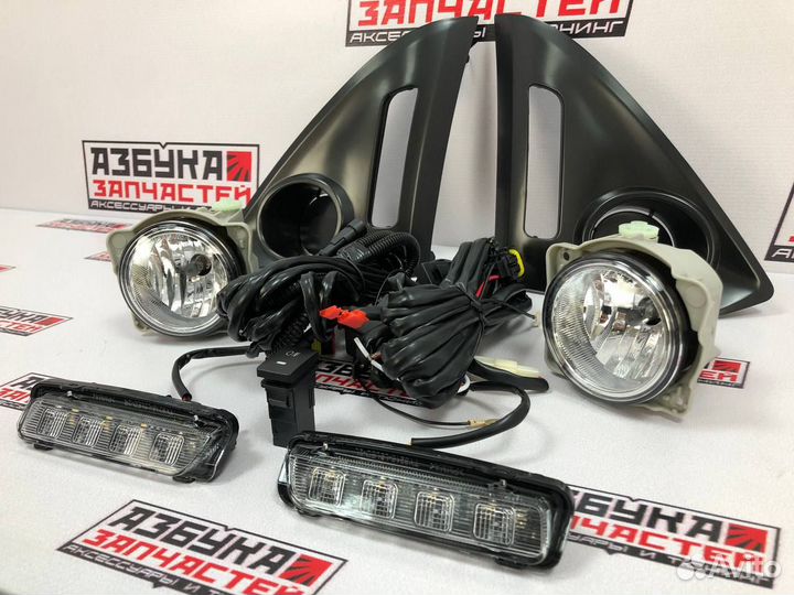 Туманки Toyota Roomy (M900) 2016-2020 год. Установ