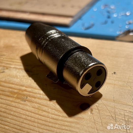 XLR 3pin на jack 3.5 stereo переходник адаптер