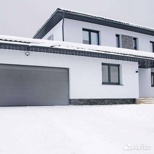 Утепленные секционные гаражные ворота Alutech Prestige 2500х2125 мм