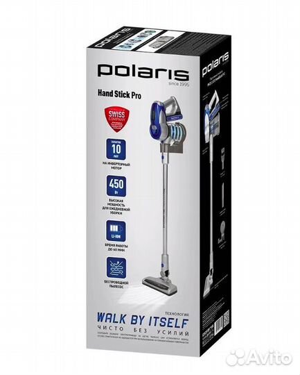 Пылесос вертикальный Polaris pvcs 1100 синий