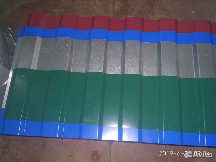 Профнастил оцинкованный и крашенный