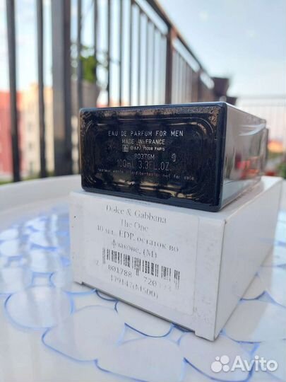 The One for Men Dolce&Gabbana (тестер)
