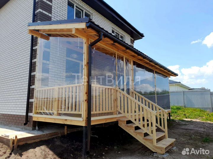 Мягкие окна под ключ от тентвилл