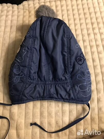 Шапка ушанка детская размер 44