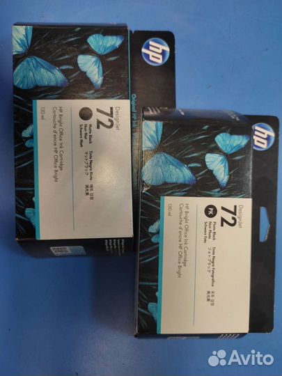 Картриджи Hp 72 Matte Black и Photo Black