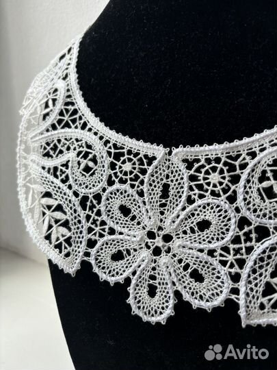 Кружевной воротник вологодское кружево